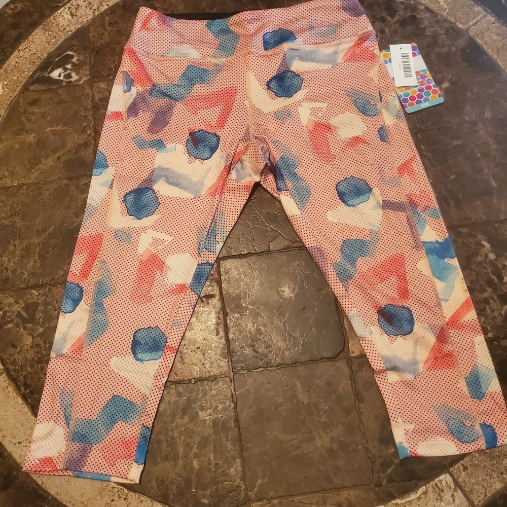 Lularoe Capri Workout Leggings Jade M NWT